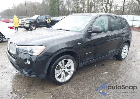 2015 BMW X3 xDrive35I z USA, uszkodzony, nr VIN 5UXWX7C52F0K34024